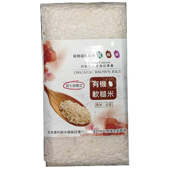 有機軟糙米(1000g/包)
