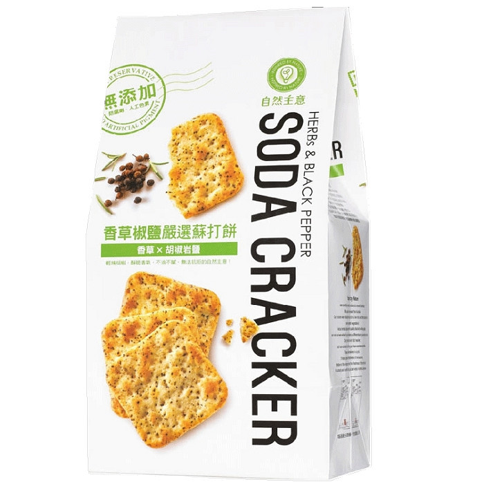 香草椒鹽嚴選蘇打餅(缺貨中)