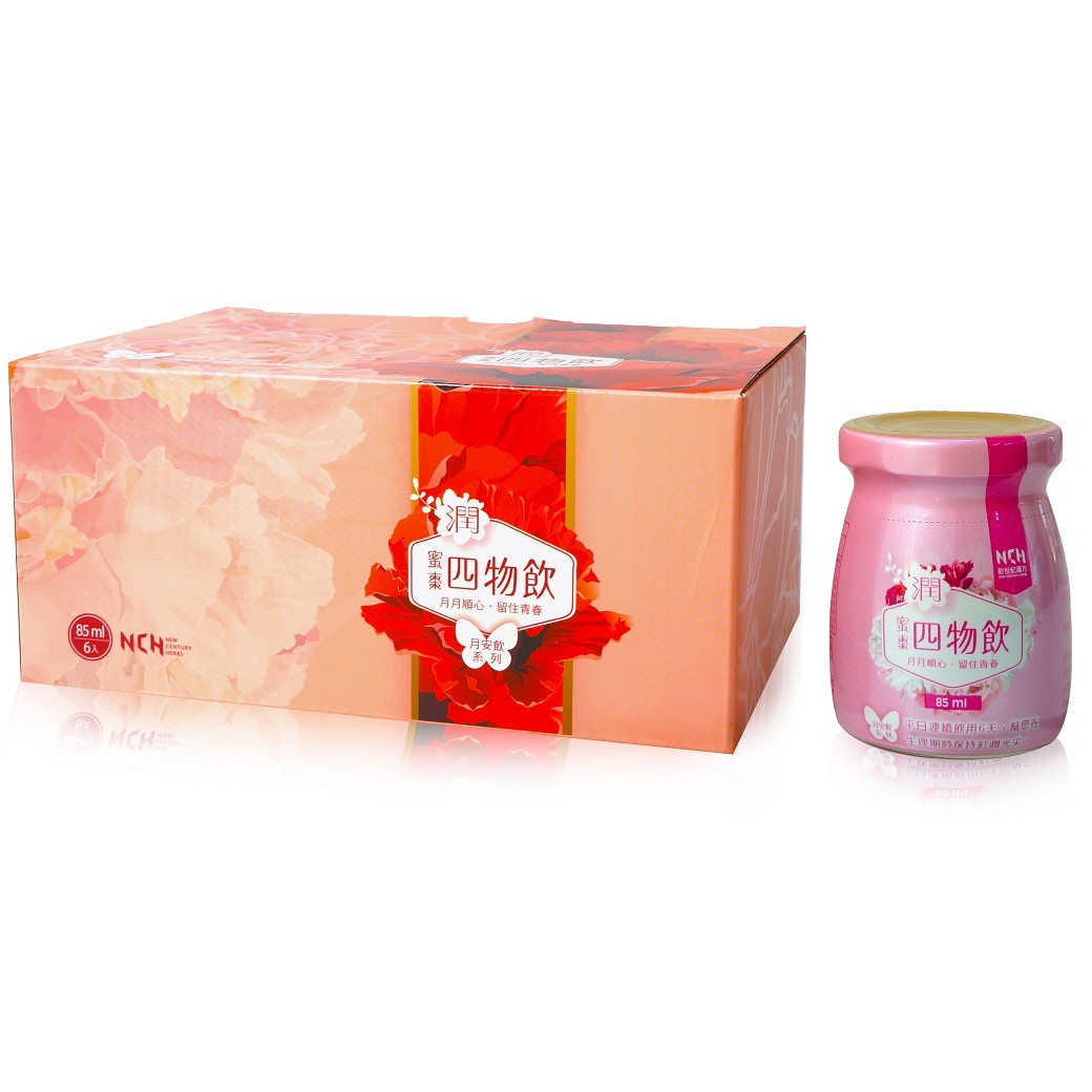 蜜棗四物飲(85ml/瓶，6瓶/盒)