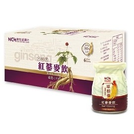 紅蔘麥飲(85ml/瓶，6瓶/盒)